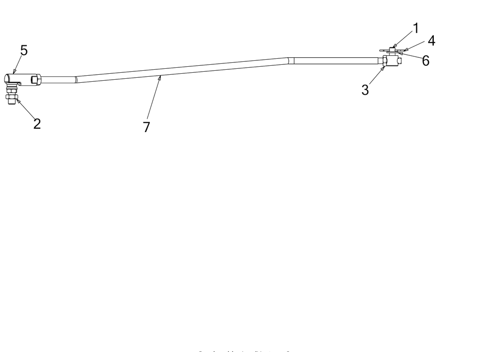 Shift Rod Assembly Diagram and Parts List for 3X34-INCHPROH (31AH8E4V710)(2019) Cub Cadet Snow Blower